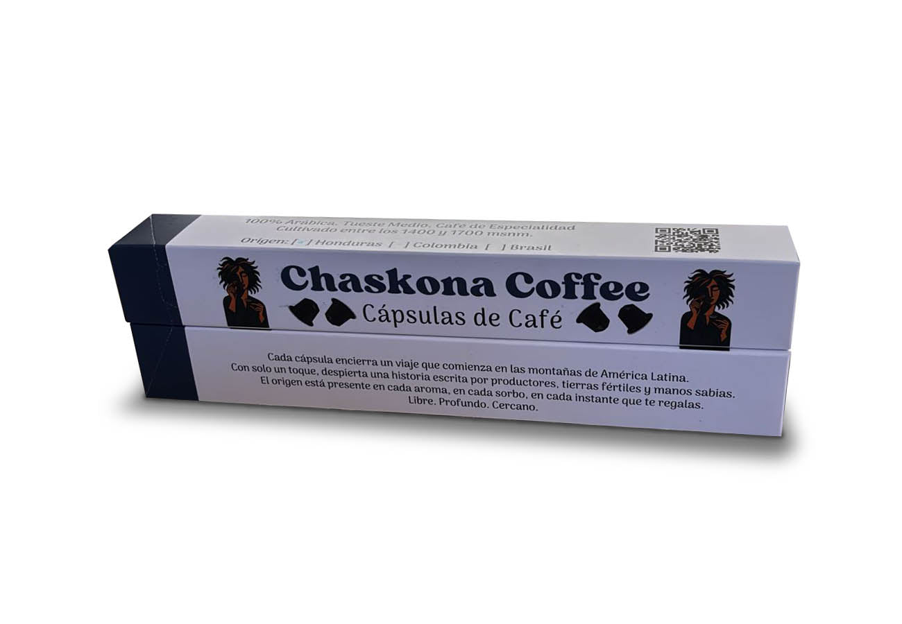 Cápsulas tipo nespresso "Chaskona Coffee - Honduras" 10 un