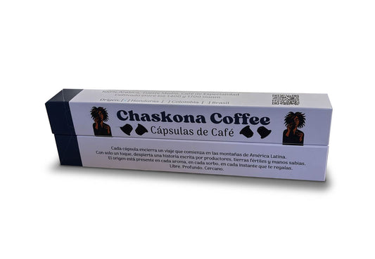 Cápsulas tipo nespresso "Chaskona Coffee - Honduras" 10 un